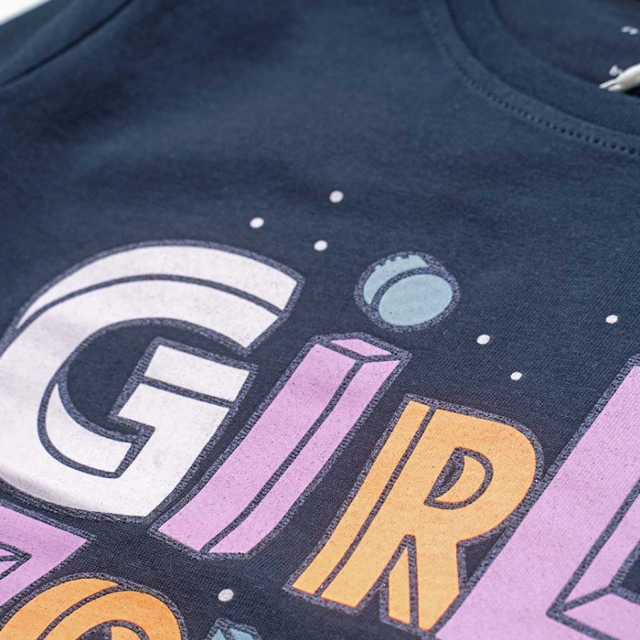 Παιδική μπλόυζα Name it για κορίτσια Girlzone μπλε μοντέρνο κοριτσίστικο λεπτή μπλούζα καθημερινή ετών online (3)