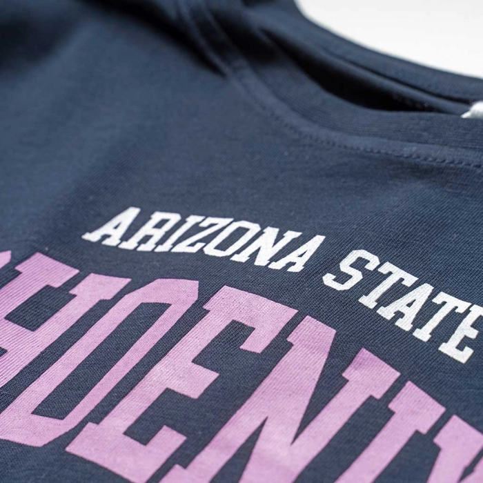 Παιδική μπλούζα Name it για κορίτσια  ArizonaState μπλε μοντέρνα κροπ τοπ κοριτσίστικη λεπτή επώνυμη ετών online (3)