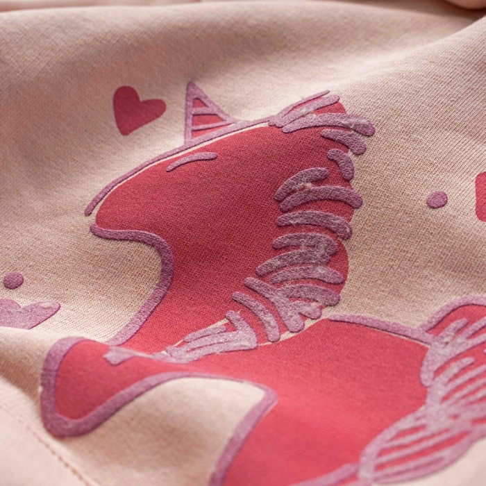 Παιδική μπλούζα ΑΚΟ για κορίτσια PinkHorse ροζ χειμωνιάτικη καθημερινή σχολείο μονόκερος ετών online  (2)