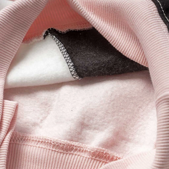 Παιδικό σετ φόρμας Reflex για κορίτσια Be you ροζ καθηεμρινό σχολείο άνετο ζεστό χειμωνιάτικο ζεστό ετών online (5)