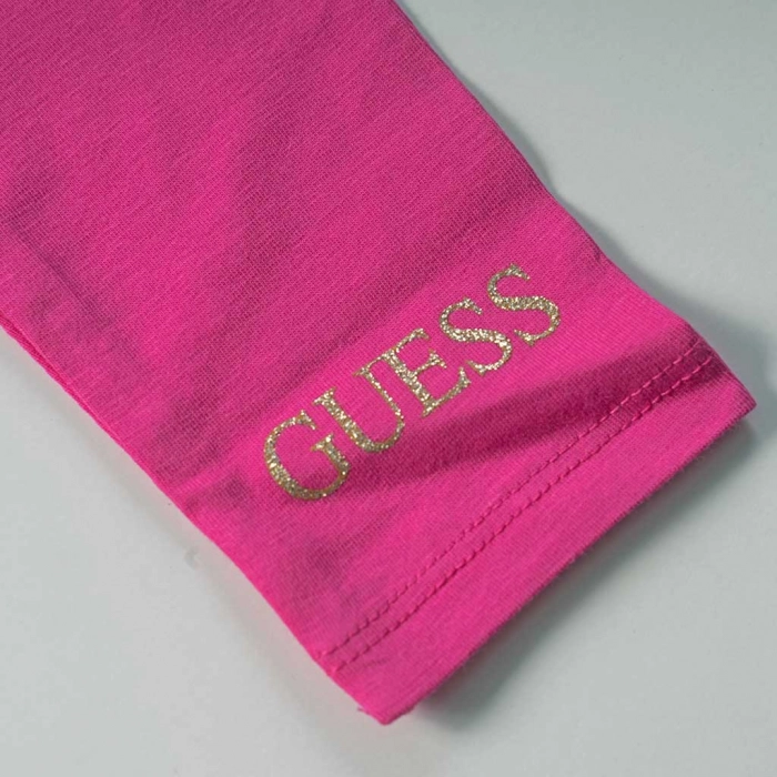 Βρεφικό σετ Guess για κορίτσια 1201 ροζ επώνυμο άνετο καθημερινό ανοιξιάτικο φθινοπωρινό μηνών online (5)