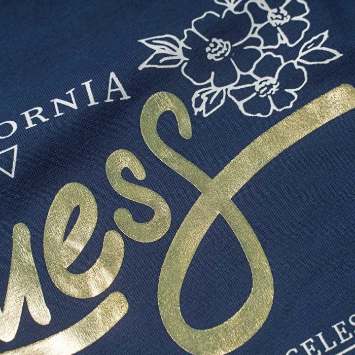 Παιδική μπλούζα GUESS για κορίτσια California μπλε online casual καθημερινό επώνυμο σχολείο φθινοπωρινό ανοοιξιάτικο ετών (2)