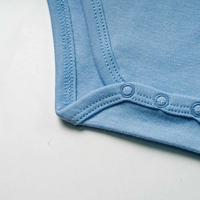 Βρεφικό σετ φόρμας GUESS για αγόρια Baby Icon γαλάζιο online επώνυμο ζιπουνάκι βαμβακερό καθημερινό μηνών  (5)