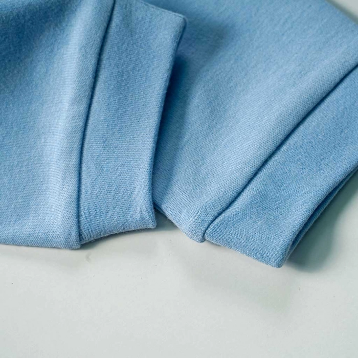 Βρεφικό σετ φόρμας GUESS για αγόρια Baby Icon γαλάζιο online επώνυμο ζιπουνάκι βαμβακερό καθημερινό μηνών  (7)