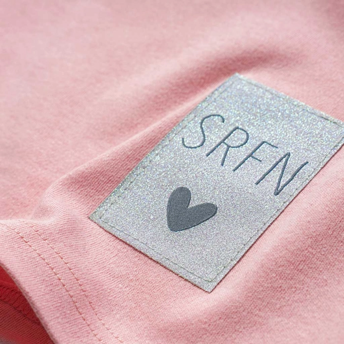 Παιδική μπλούζα Serafino για κορίτσια Carnation ροζ καθημερινή σχολείο φθινοπωρινή άνετη βόλτα ετών online ανοιξιάτικη (2)