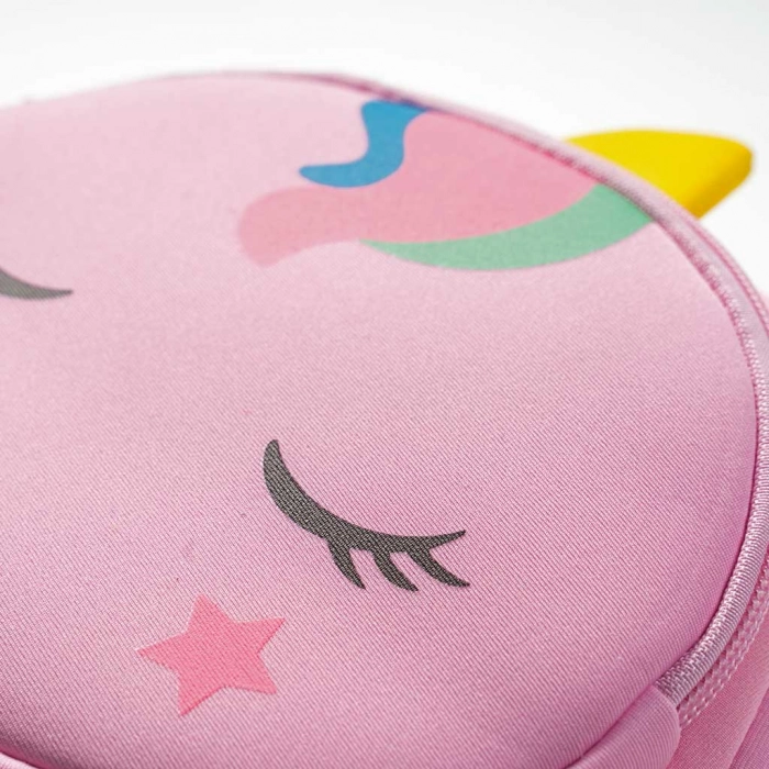 Παιδική τσάντα πλάτης για κορίτσια Rainbow Unicorn ροζ σχολείο πλάτης καθημερινή μοντέρνα ετών online  (2)