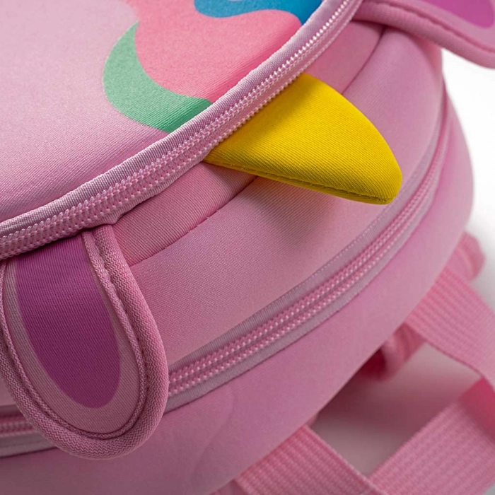 Παιδική τσάντα πλάτης για κορίτσια Rainbow Unicorn ροζ σχολείο πλάτης καθημερινή μοντέρνα ετών online  (4)