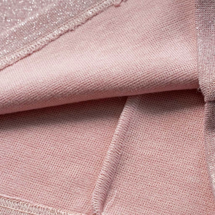 Παιδικό φόρεμα Serafino για κορίτσια Daisy ροζ  βόλτα άνετο χρυσόσκονη ζεστό χειμωνιάτικο ετών casual online (1)