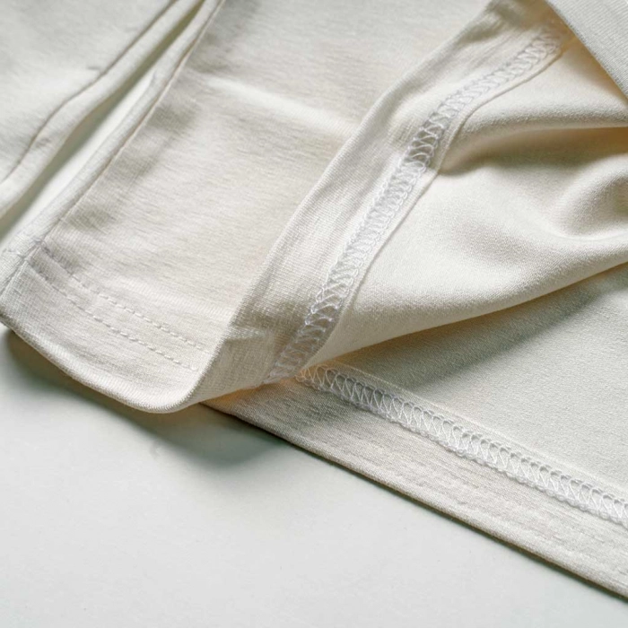 Παιδική μπλούζα Serafino για κορίτσια Veil άσπρο casual online λεπτή ανοιξιάτικη φθινοπωρινή άνετη βόλτα ετών (1)