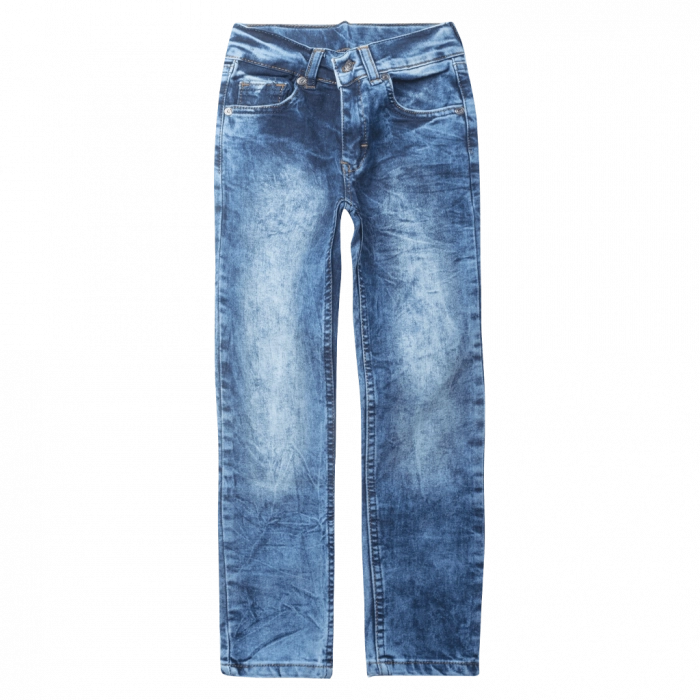 Παιδικό παντελόνι τζιν για κορίτσια Ηearts μπλε casual online βόλτα άνετο σχολείο καθημερινό jean γραμμή ετών (4)