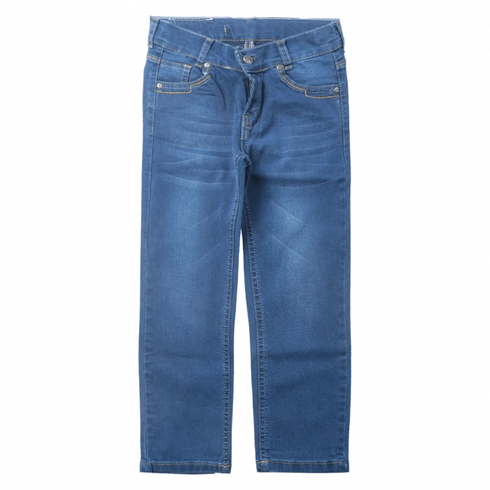 Παιδικό παντελόνι Emery για αγόρια Perry μπλε άνετο σχολείο βόλτα καθημερινό τζιν casual jean online ετών (1)
