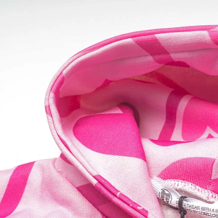 Παιδικό σετ φόρμας Emery για κορίτσια Hearts ροζ σχολείο καθημερινό χειμωνιάτικο άνετο ζεστό ετών online (5)