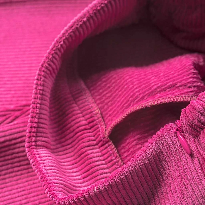 Παιδικό παντελόνι Serafino για κορίτσια Rose φούξια κοτλέ χειμωνιάτικο άνετο ζεστό βόλτα καμπάνα ετών online (1)