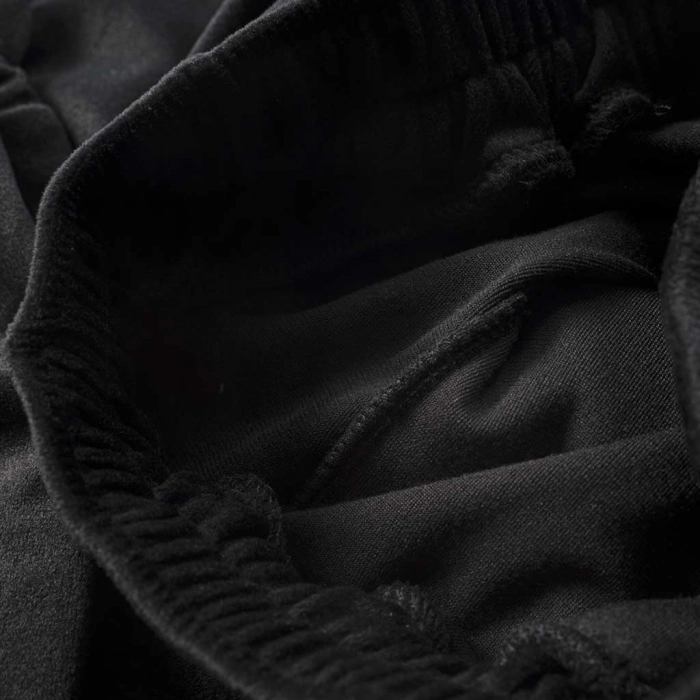 Παιδικό σετ φόρμας Emery για κορίτσια Noir μαύρο online σχολείο καθημερινό άνετο ζεστό χειμωνιάτικο βελούδινο ετών (1)