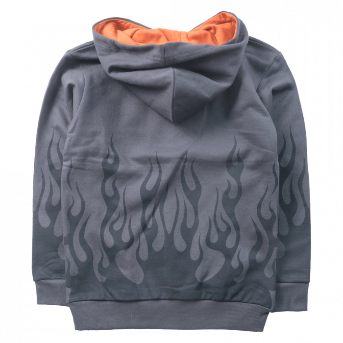 Παιδική μπλούζα New College για αγόρια Flames ανθρακί σχολείο καθημερινή άνετη χειμωνιάτικη ζεστή φούτερ ετών online (2)