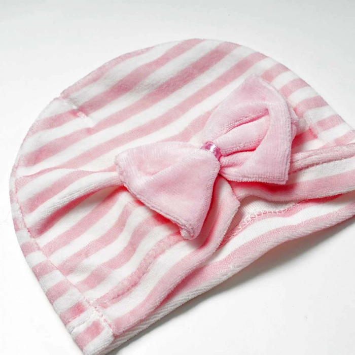 Βρεφική πιτζάμα Εβίτα για κορίτσια Bunny Bow ροζ καθημερινές χειμερινές μηνών επώνυμες online  (6)