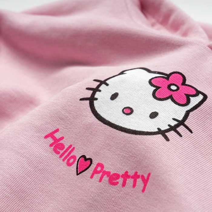 Παιδικό σετ φόρμας Emery για κορίτσια Ηello Kitty ροζ σχολείο καθημερινό άνετο ανοιξιάτικο φθινοπωρινό ετών online (2)