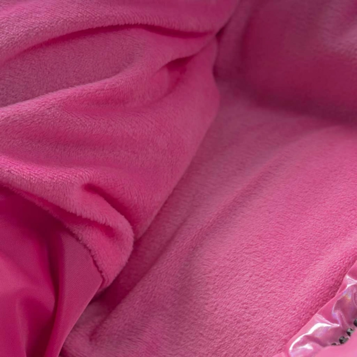 Παιδικό μπουφάν New College για κορίτσια Rown ροζ καθημερινά ετών επώνυμα χειμερινά online (6)
