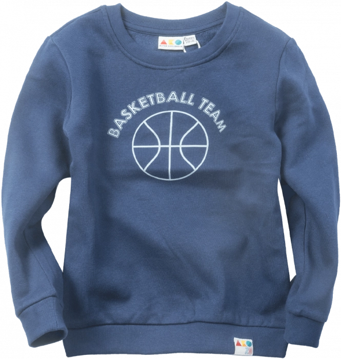 Παιδική μπλούζα AKO για αγόρια Basketball Team μπλε αγόρι καθημερινό άνετο ζεστό χειμωνιάτικο οικονομικό ετών online (1)