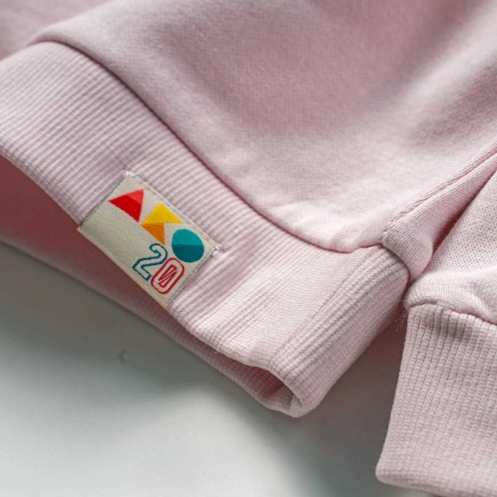 Παιδική μπλούζα AKO για κορίτσια Dreams ροζ σχολείο καθημερινό χειμωνιάτικο οικονομικό άνετο ζεστό ετών online (4)