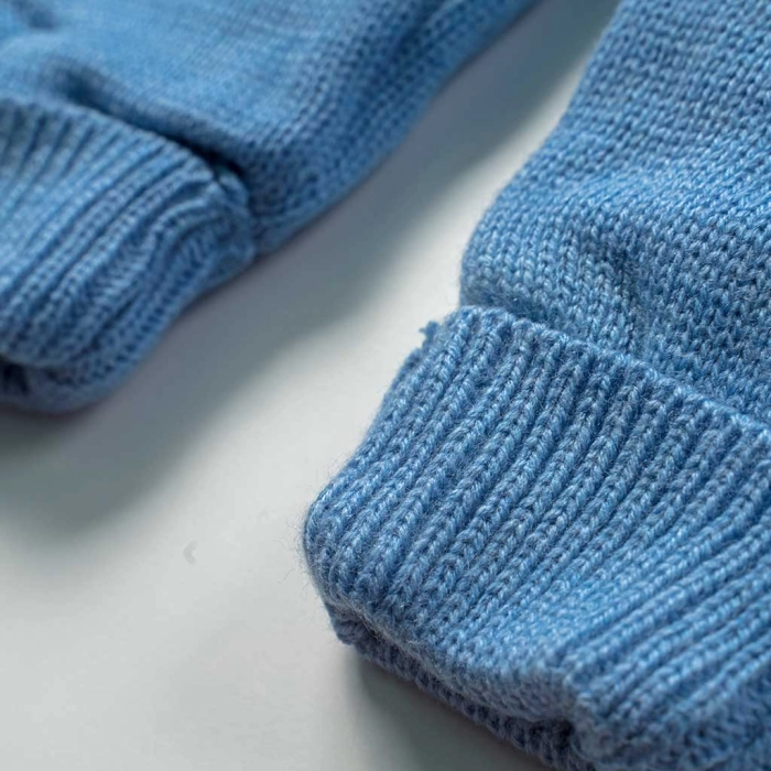 Βρεφικό φορμάκι εξόδου Online για αγόρια MrΒear μπλε Πολύ ζεστό χειμερινό με γούνα αγορίστικο μηνών online (5)