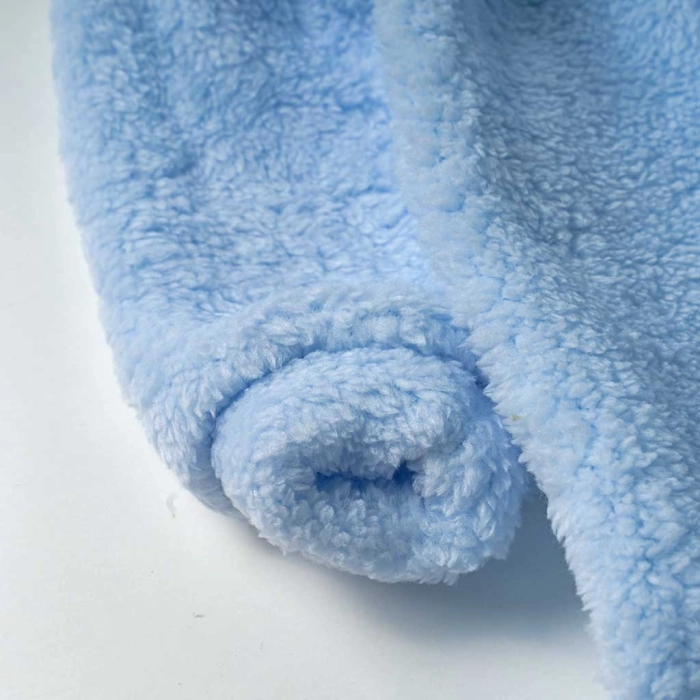 Βρεφικό φορμάκι εξόδου Online για αγόρια Βear γαλάζιο ζεστό γούνινο χειμωνιάτικο μηνών online (5)