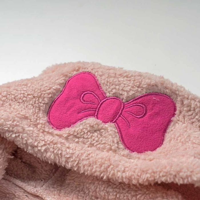 Βρεφικό φορμάκι εξόδου Online για κορίτσια  Little cutie πούδρας  ζεστό γούνινο χειμωνιάτικο μηνών online (4)