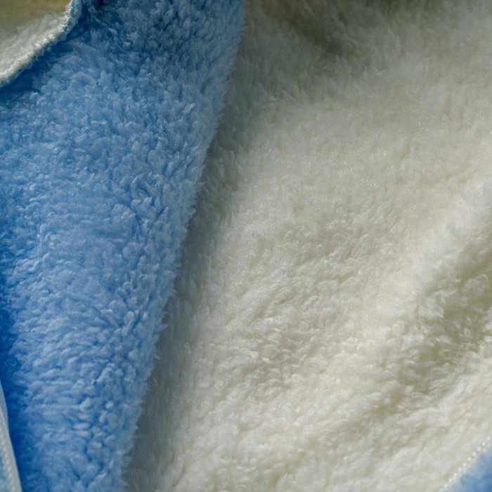 Βρεφικό φορμάκι εξόδου Online για αγόρια Εlephant γαλάζιο ζεστό γούνινο χειμωνιάτικο μηνών online (1)