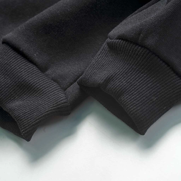 Παιδική μπλούζα ΝΕΚ για αγόρια Nek City μαύρο μοντέρνο φούτερ χειμερινό καθημερινό για το σχολείο ετών online (1)