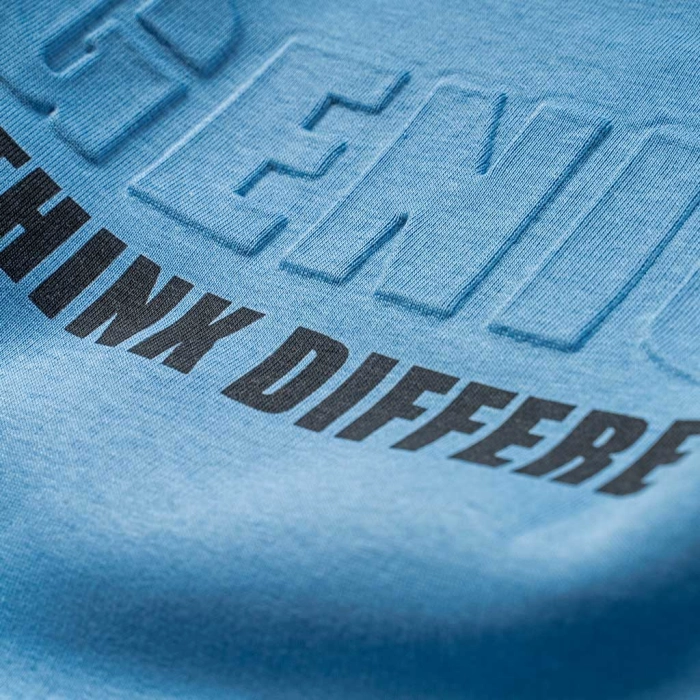 Παιδική μπλούζα ΝΕΚ για αγόρια Genius γαλάζιο μοντέρνο φούτερ χειμερινό καθημερινό για το σχολείο ετών online (2)