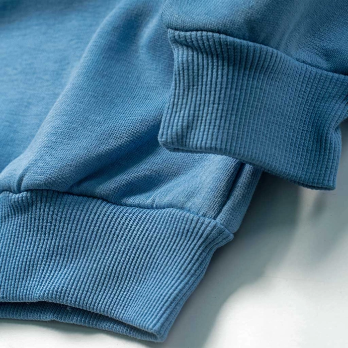 Παιδική μπλούζα ΝΕΚ για αγόρια Genius γαλάζιο μοντέρνο φούτερ χειμερινό καθημερινό για το σχολείο ετών online (4)
