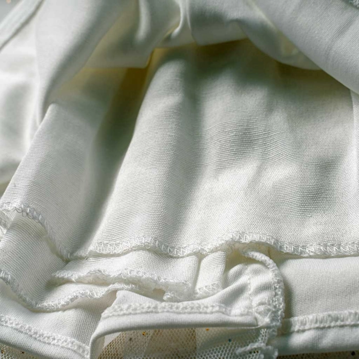 Βρεφικό φόρεμα Εβίτα γιαα κορίτσια WhiteNight άσπρο μοντέρνο ζεστό κοριτσίστικο μηνών online (1)