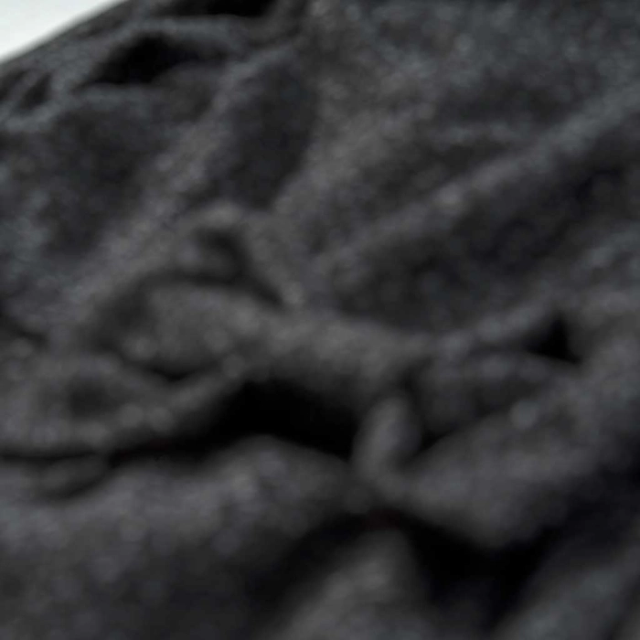 Παιδικό παλτό γούνα Εβίτα για κορίτσια sheepy μαύρο αμπιγέ παλτό κοριτσίστικα ζεστά casual ετών (6)