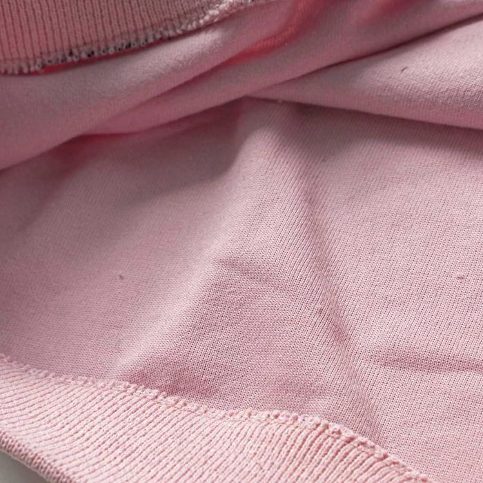 Παιδικό σετ φόρμας Εβίτα για κορίτσια By Angel ροζ  πετσετε μοντέρνα ζεστή για το σχολείο ετών online (5)