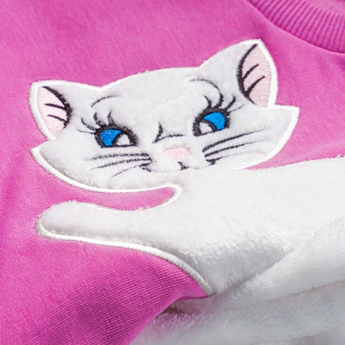 Παιδικό σετ ΝΕΚ για κορίτσια Kitty  ροζ καθημερινές κοριτσίστικες ζεστές με κολάν online (1)