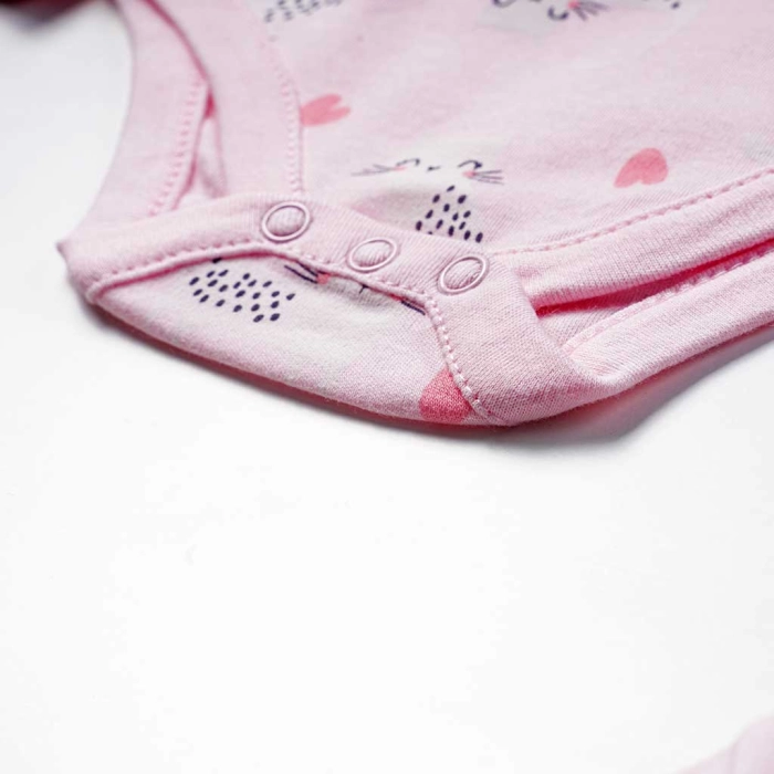 4 βρεφικά ζιπουνάκια Minoti για κορίτσια Leopard βρεφικό νεογέννητο μωρό άνετο επώνυμο λεοπάρ μηνών online (2)