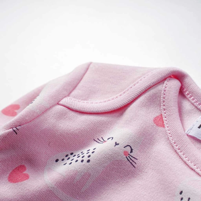 4 βρεφικά ζιπουνάκια Minoti για κορίτσια Leopard βρεφικό νεογέννητο μωρό άνετο επώνυμο λεοπάρ μηνών online (6)