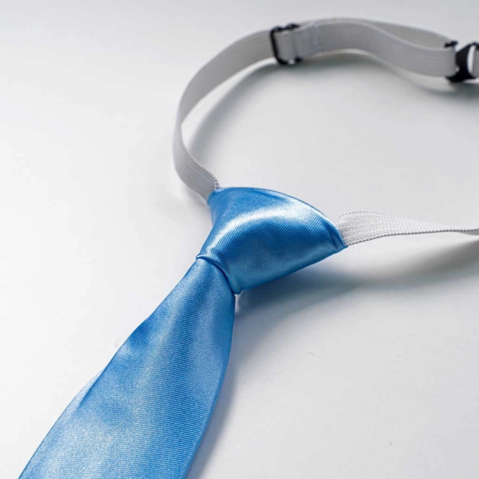 Παιδική γραβάτα Οnline για αγόρια BlueSir γαλάζιο για κουστούμια για εκδηλωσεις για παραγαμπράκια  γραβάτες ετών online  (3)