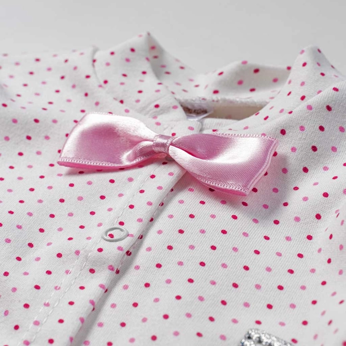 Βρεφικό φορμάκι για κορίτσια little princess ροζ κορμάκια με στρασάκια εντυπωσιακά δώρα για νεογέννητα μωρά (2)