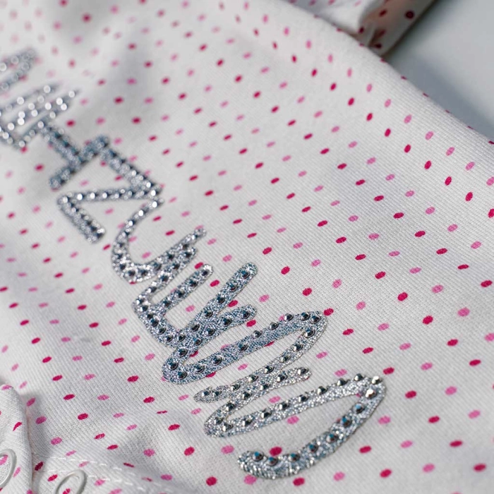 Βρεφικό φορμάκι για κορίτσια little princess ροζ κορμάκια με στρασάκια εντυπωσιακά δώρα για νεογέννητα μωρά (4)