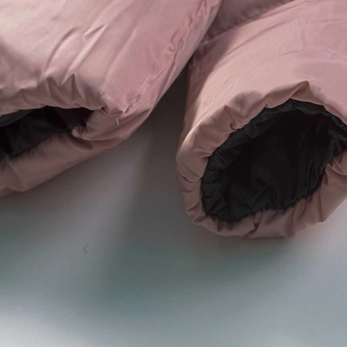 Παιδικό μπουφάν Εβίτα για κορίτσια BlacklessPink μαύρο-ροζ μοντέρνο Doubleface ζεστό μοντέρνο ετών online (1)