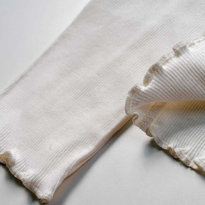 Παιδική μονόχρωμη μπλούζα Minoti για κορίτσια basic άσπρο λεπτές μπλούζες μονόχρωμες σκέτες απλές ετών (1)