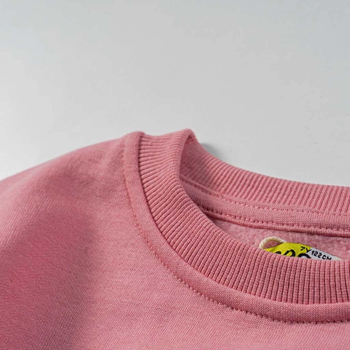 Παιδική μπλούζα Losan για κορίτσια WeAre ροζ μοντέρνα φούτερ ζεστη για το σχολείο ετών online (2)