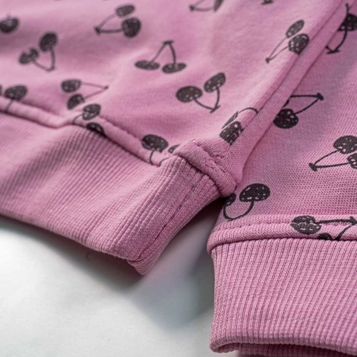Παιδική μπλούζα Losan για κορίτσια Cherries ροζ καθημερινά κοριτσίστικα online  (3)