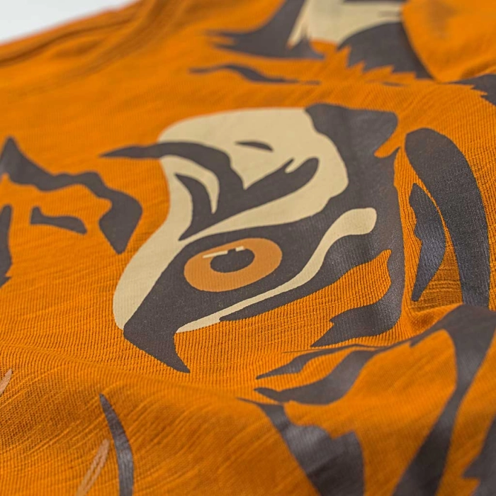 Παιδική μπλούζα Losan για αγόρια BraveTiger πορτοκαλί  καθημερινά αγορίστικα online (3)