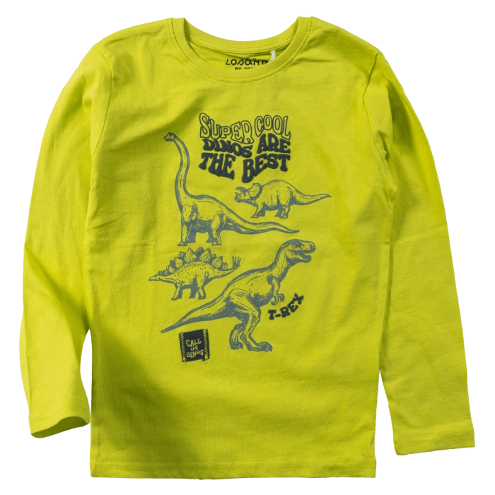 Παιδική μπλούζα Losan για αγόρια Dino cool πράσινο καθημερινά αγορίστικα online (1)
