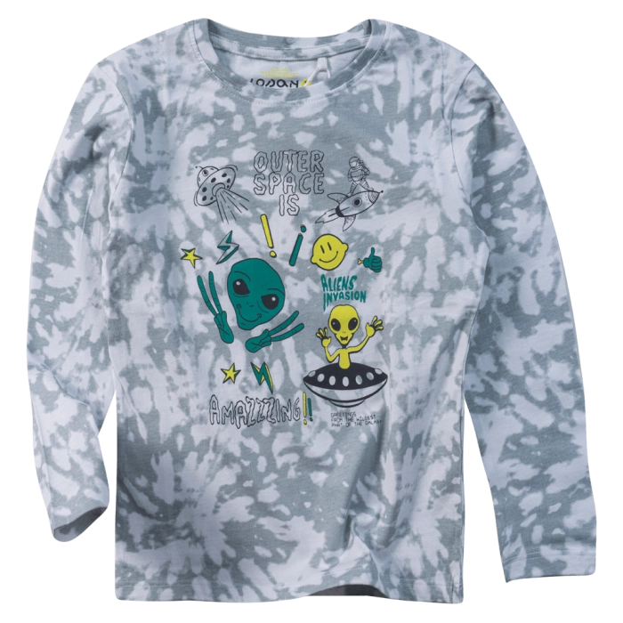 Παιδική μπλούζα Losan για αγόρια Outer space Tie Dye με διάστημα αγορίστικα online (1)