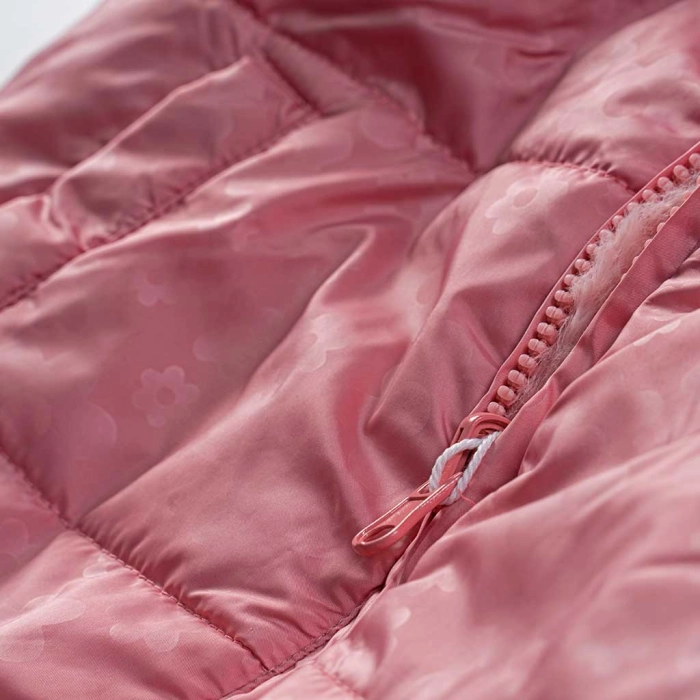 Παιδικό μπουφάν doubleface Losan για κορίτσια pinky furry ρόζ χοντρά μπουφανάκια χειμερινά ζεστά ετών (8)