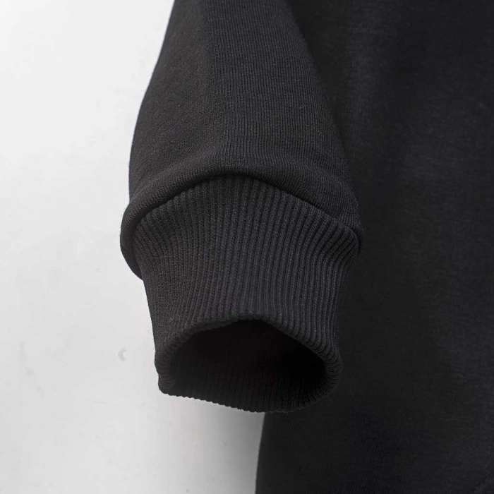 Παιδική μπλούζα ΝΕΚ για αγόρια Urban μαύρο ζεστό φούτερ για το σχολείο ετών 0nline (1)