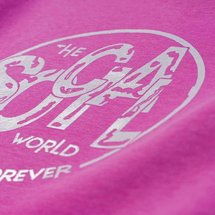 Παιδική μπλούζα ΝΕΚ για κορίτσια social ροζ ζεστό φούτερ για το σχολείο ετών 0nline (6)